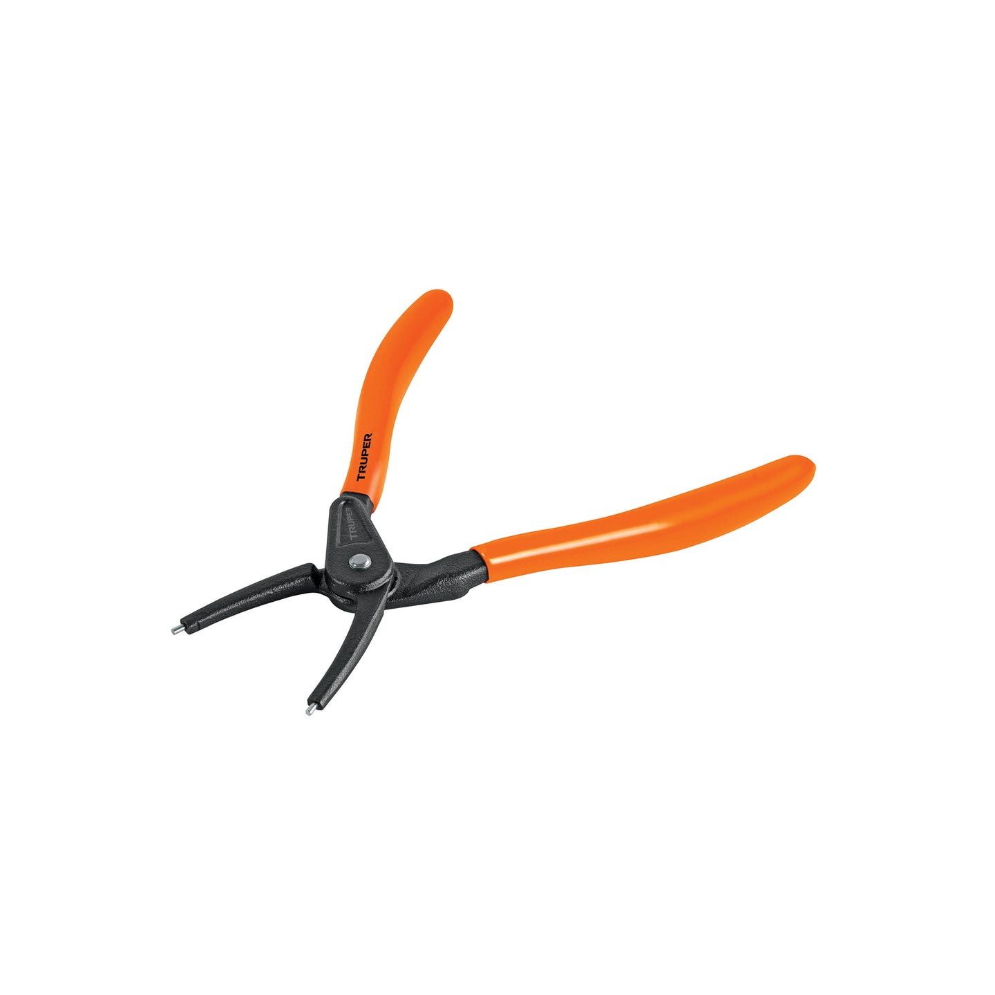 PA-366 Pinza punta recta 7" para cerrar anillos, mango de PVC