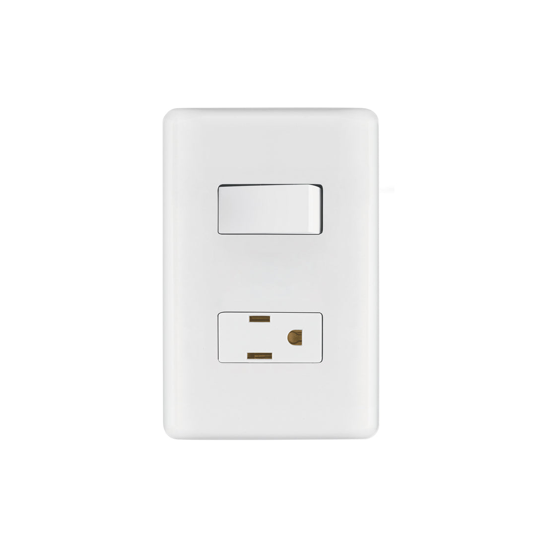 PA-APCO-B Placa armada contacto e interruptor sencillo, Volteck Basic