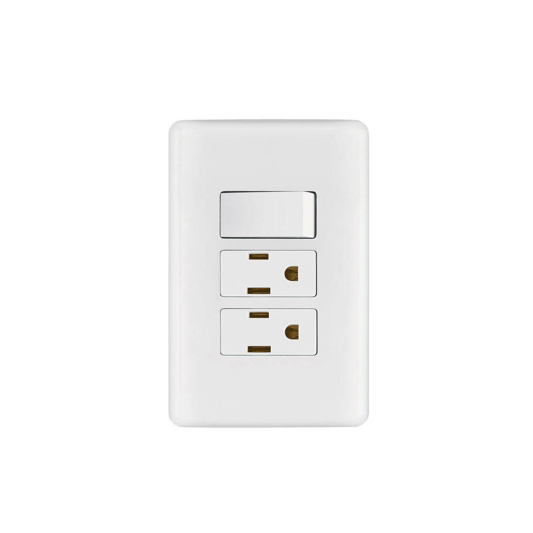 PA-APCO-B3 Placa armada 2 contactos e interruptor sencillo, Basic