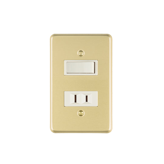PA-APCO-E Placa armada contacto e interruptor, línea Económica