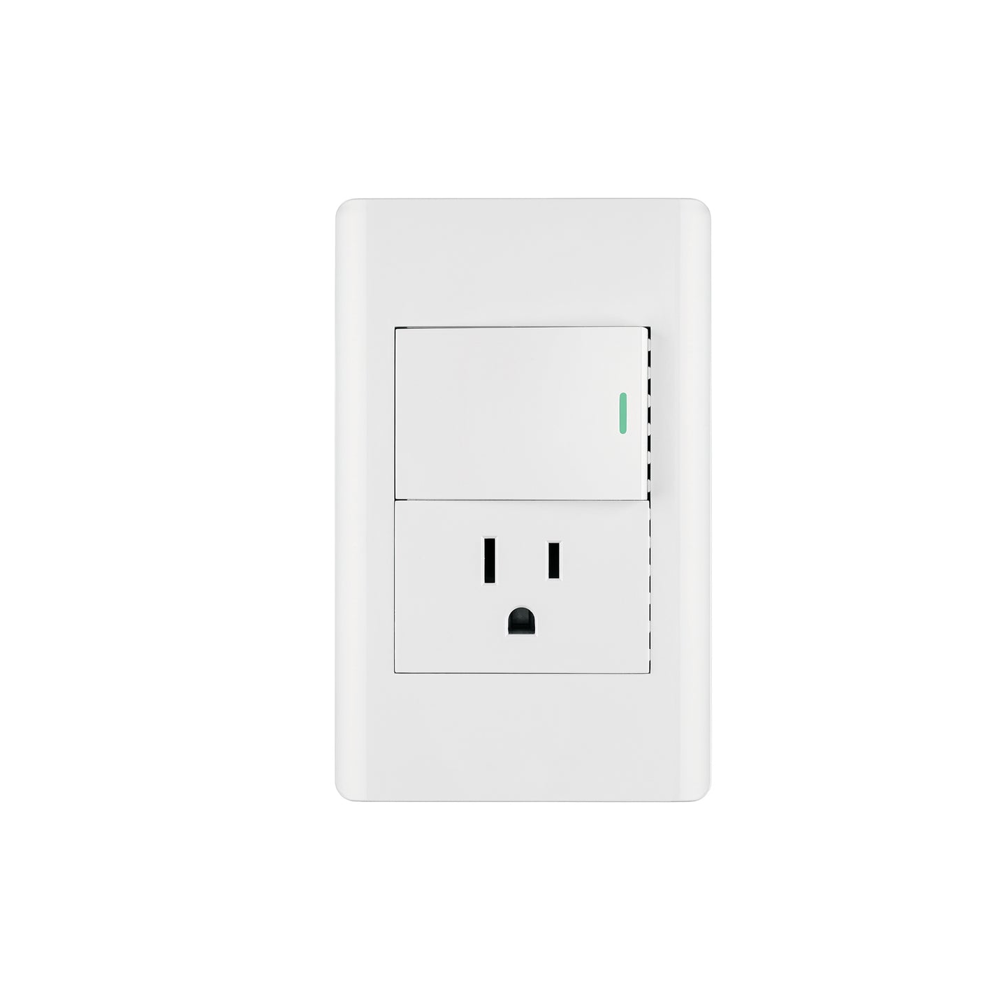 PA-APCO15-LB Placa armada blanca interruptor y contacto 1.5 mód, Lisboa