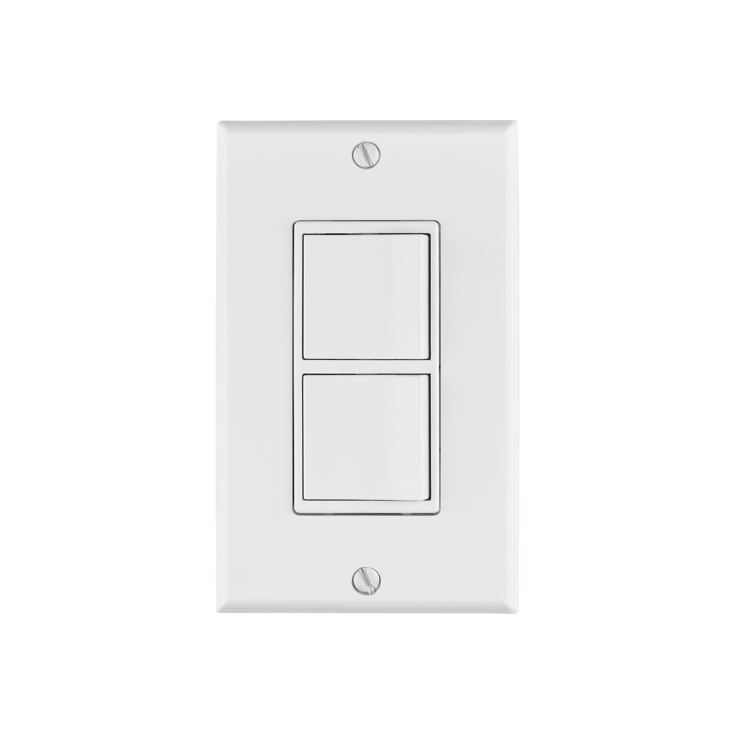 PA-APDO-CL Placa armada con 2 interruptores sencillos, línea Classic