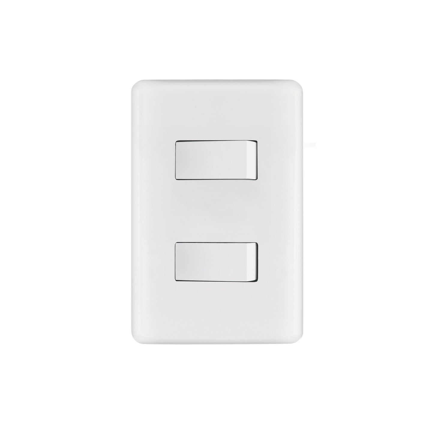 PA-APDO-EB Placa armada 1 interruptor sencillo + 1 de 3 vías, BASIC