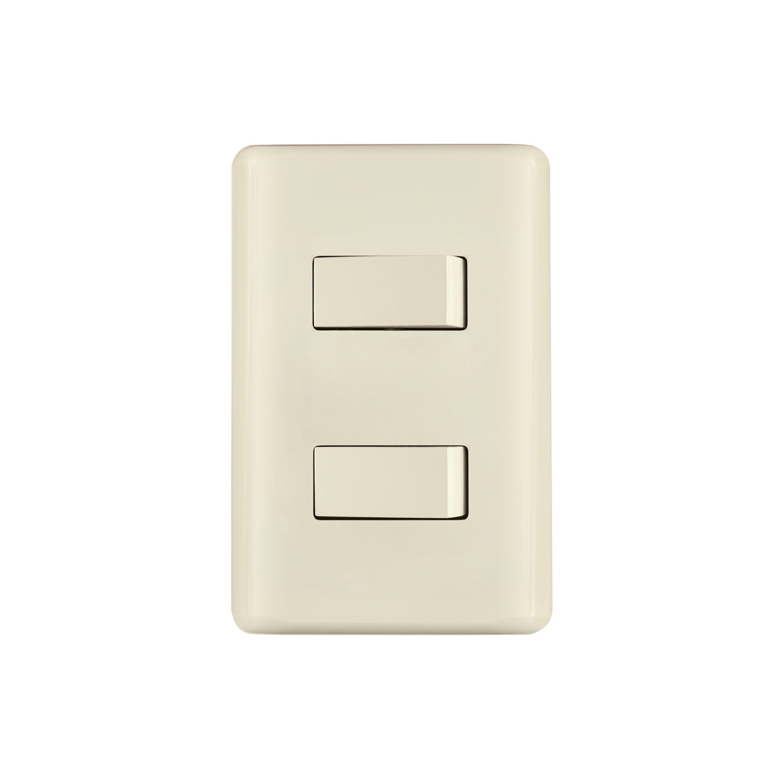 PA-APDO-EBI Placa armada 1 interruptor y 1 escalera, marfil, BASIC