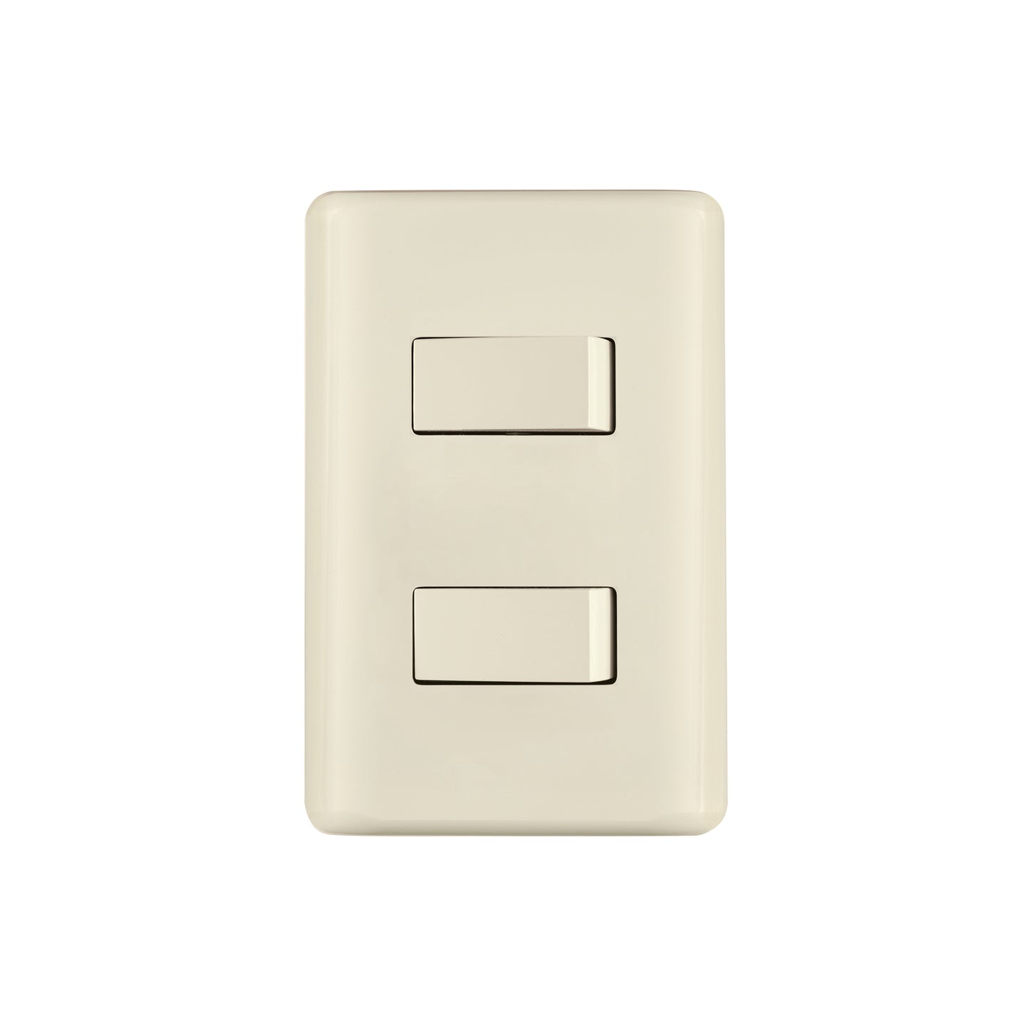 PA-APDO-EBI Placa armada 1 interruptor y 1 escalera, marfil, BASIC