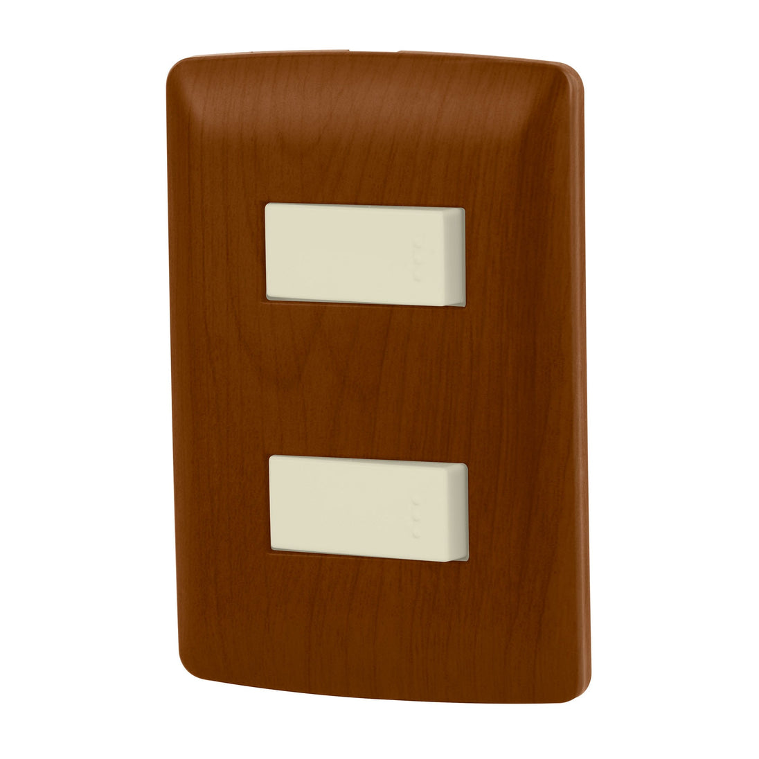 PA-APDO-EIM Placa armada 1 interruptor 1 escalera, madera,línea Italiana