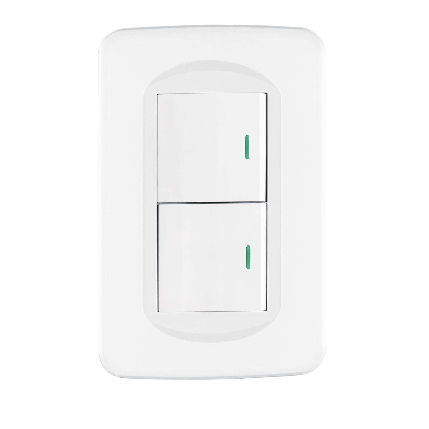 PA-APDO15-TB Placa armada 2 interruptores 1.5 módulos, Toledo, BASIC