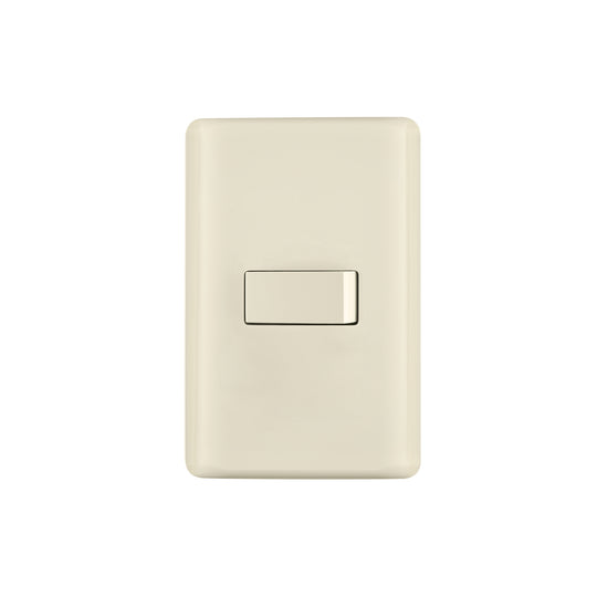 PA-APSE-EBI Placa armada 1 interruptor de escalera, marfil, Basic