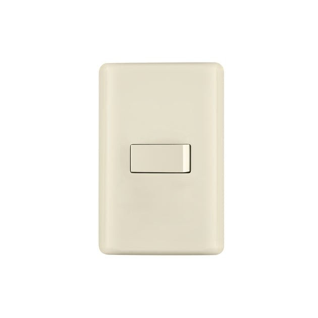 PA-APSE-EBI Placa armada 1 interruptor de escalera, marfil, Basic