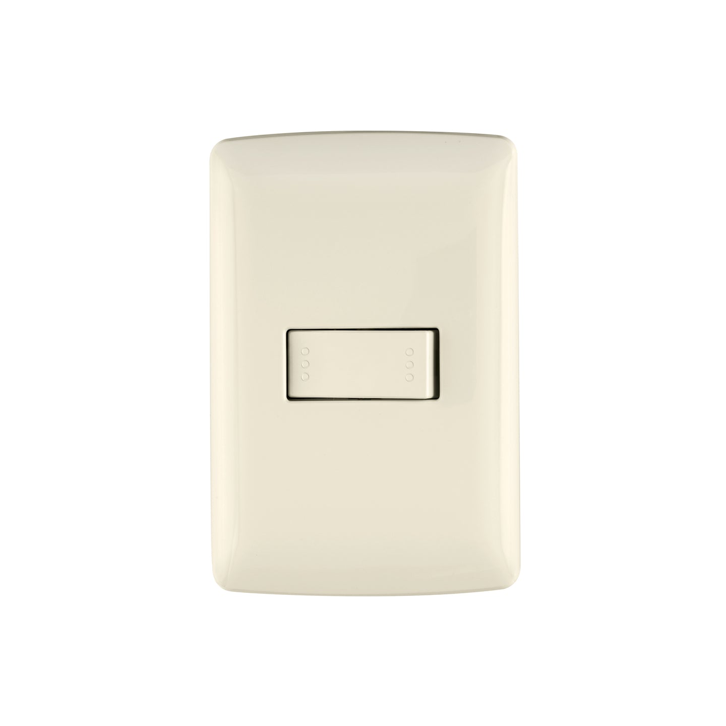 PA-APSE-EI Placa armada 1 interruptor escalera marfil, línea Italiana