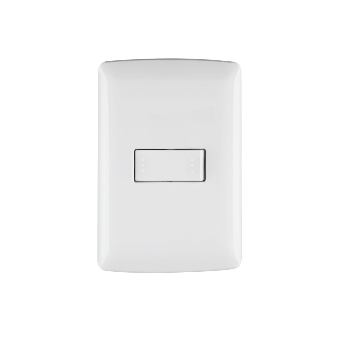 PA-APSE-EIB Placa armada 1 interruptor escalera, blanco, línea Italiana