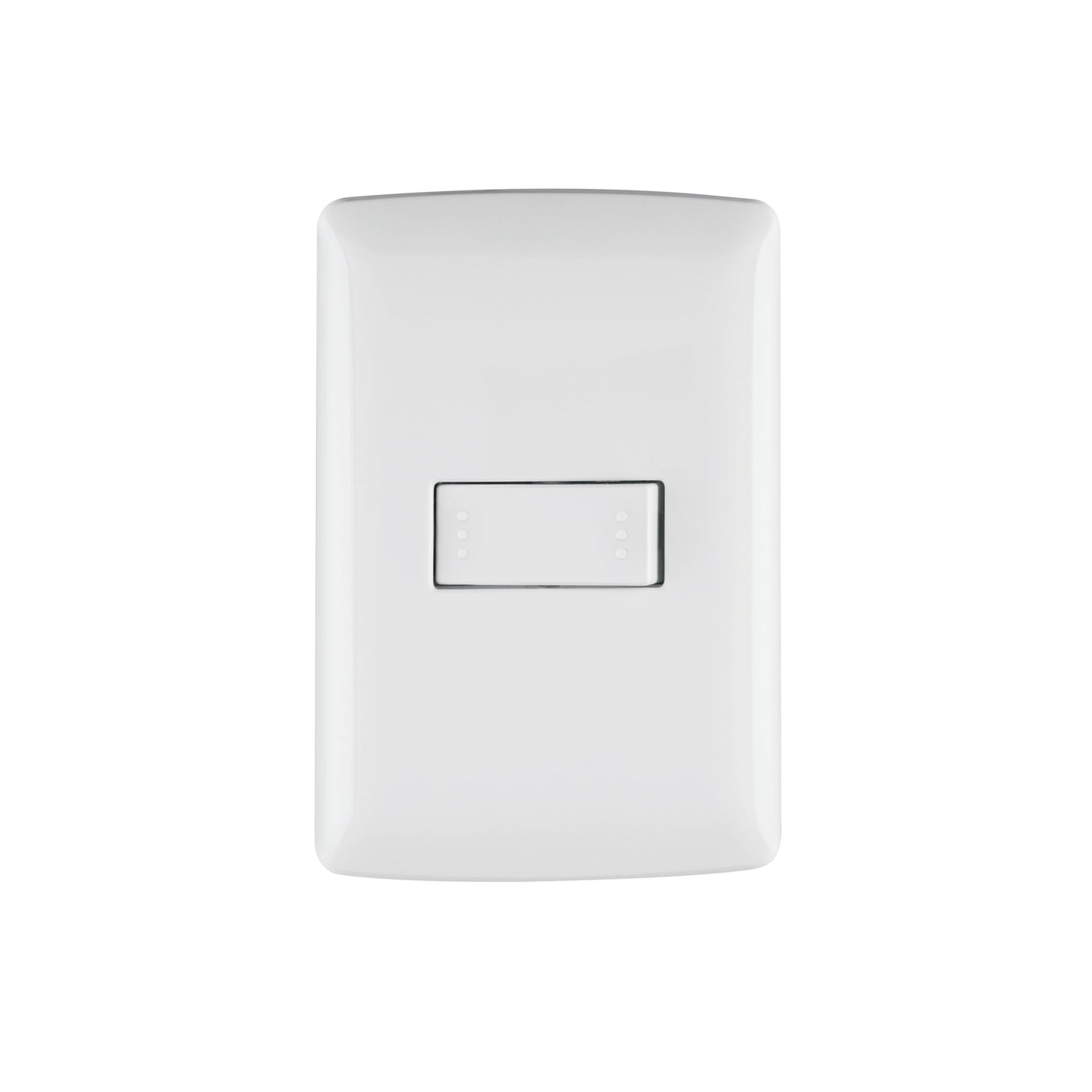 PA-APSE-EIB Placa armada 1 interruptor escalera, blanco, línea Italiana