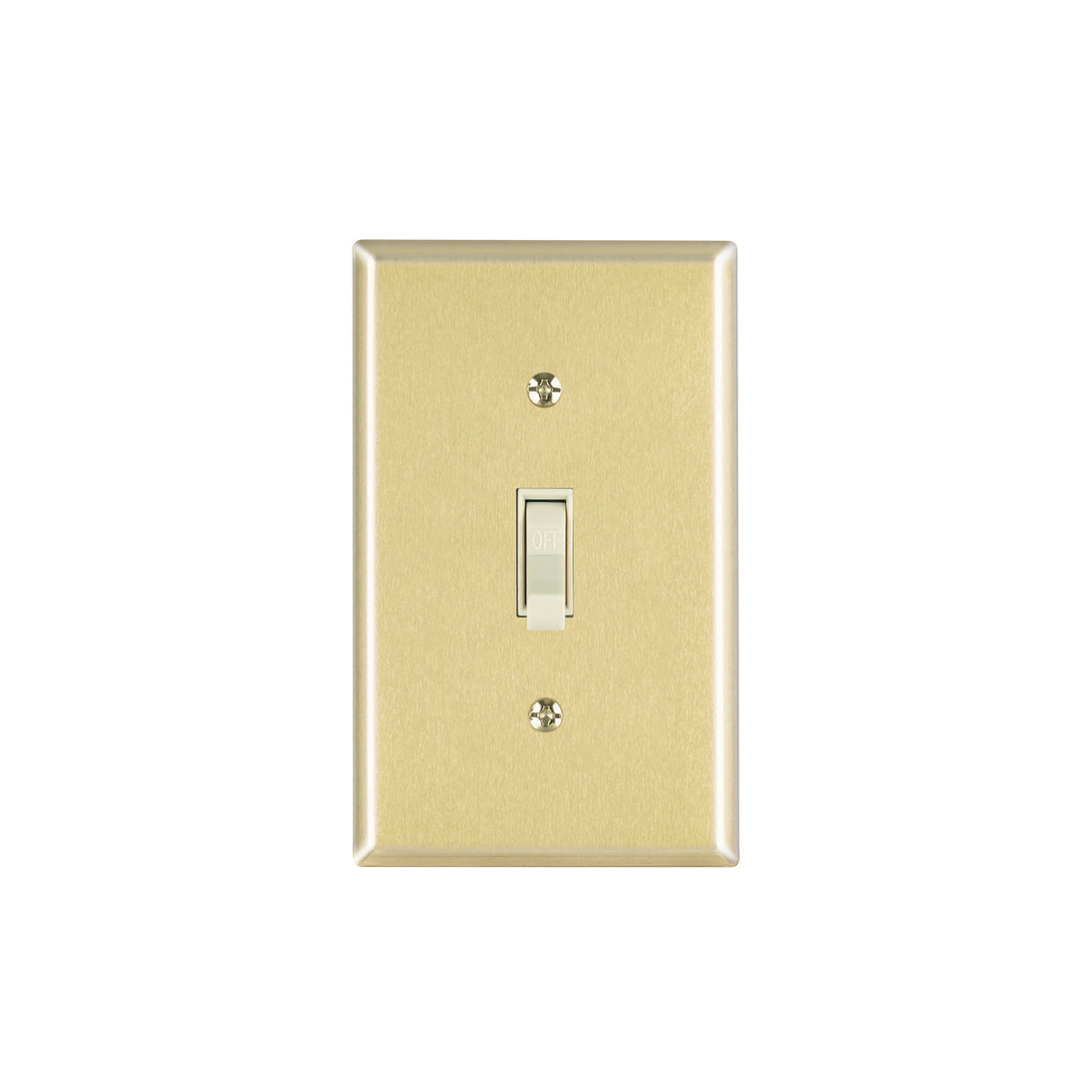PA-APSE-SA Placa armada interruptor sencillo, línea Standard, aluminio