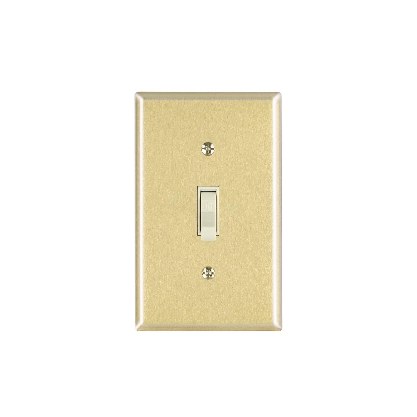 PA-APSE-SA Placa armada interruptor sencillo, línea Standard, aluminio