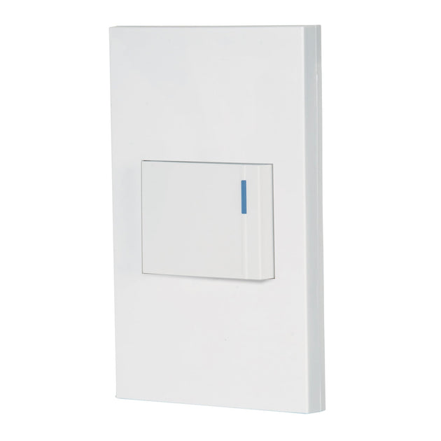 PA-APSE15-EB Placa armada 1 interruptor, 1.5 módulos, Española, blanco