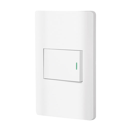 PA-APSE15-ELB Placa armada blanca 1 interruptor de 3 vías 1.5 mód, Lisboa