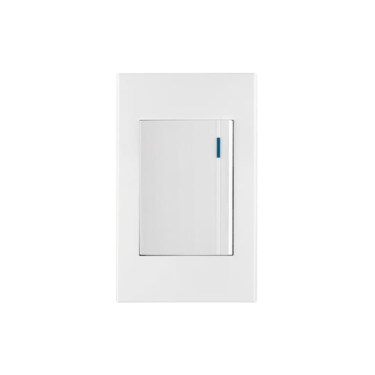 PA-APSE3-EB Placa armada 1 interruptor, 3 módulos, Española, blanco