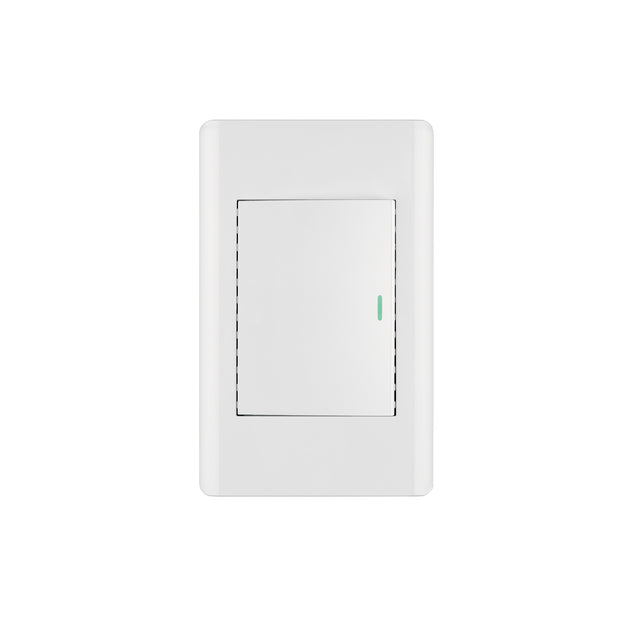 PA-APSE3-LB Placa armada blanca 1 interruptor 3 módulos, Lisboa, Volteck