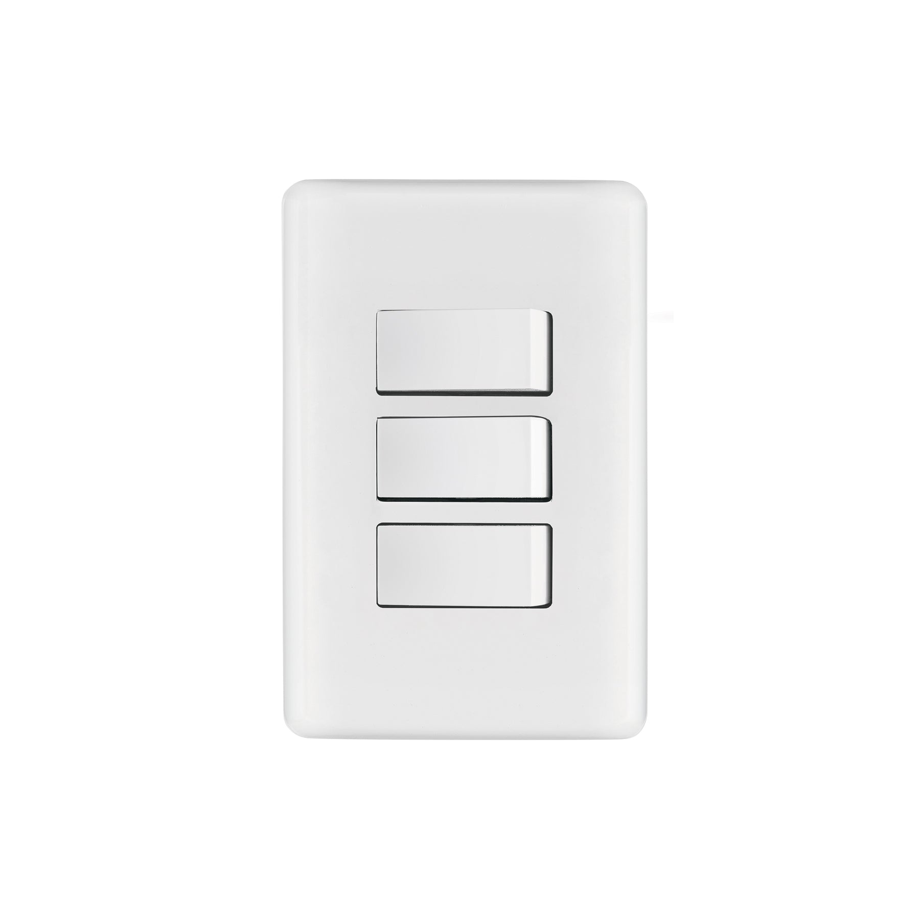 PA-APTR-B Placa armada con 3 interruptores sencillos, Volteck Basic
