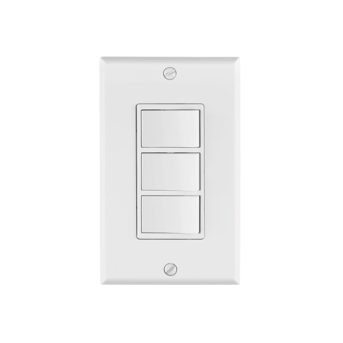 PA-APTR-CLP Placa armada con 3 interruptores sencillos, línea Classic