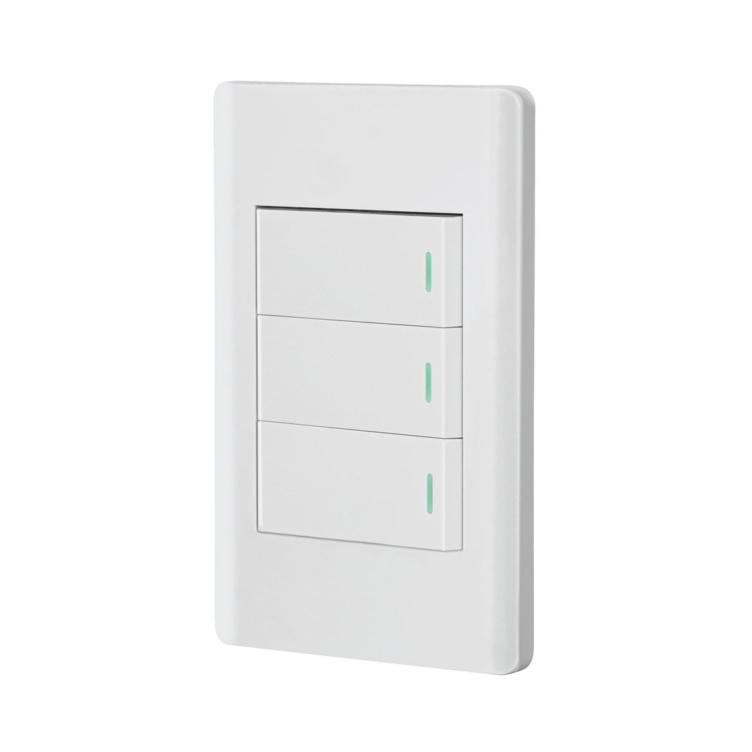 PA-APTR-ELB Placa armada blanca 2 interruptores 1 de 3 vías 1 mód,Lisboa