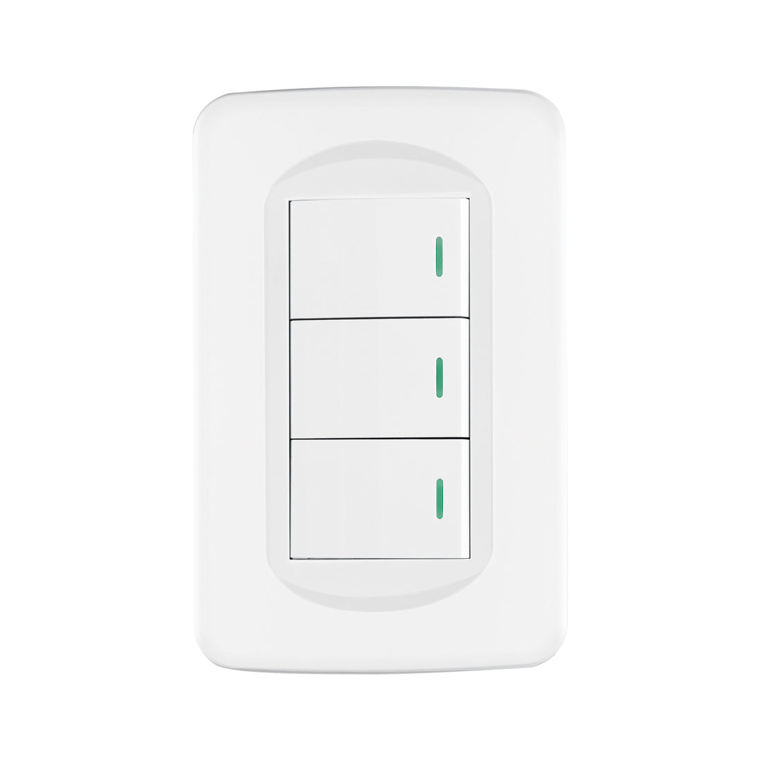 PA-APTR-TB Placa armada 3 interruptores 1 módulo, Toledo, BASIC