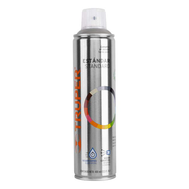 PA-GC Pintura en aerosol, gris claro, bote esbelto, 400 ml
