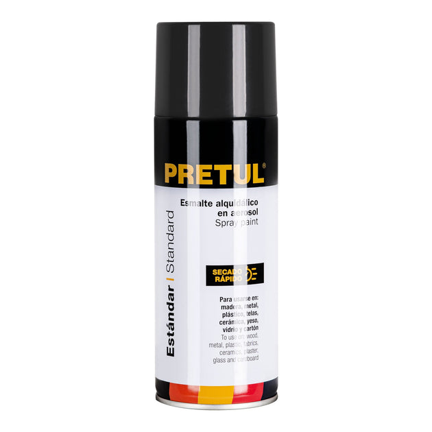 PA-GO-P Pintura en aerosol, gris oscuro, 400 ml, PRETUL