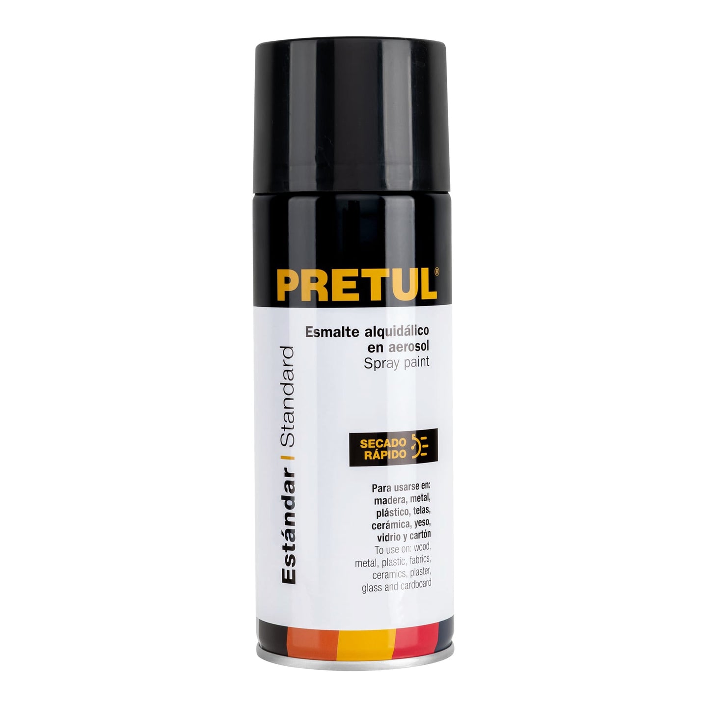 PA-NM-P Pintura en aerosol, negro mate, 400 ml, Pretul