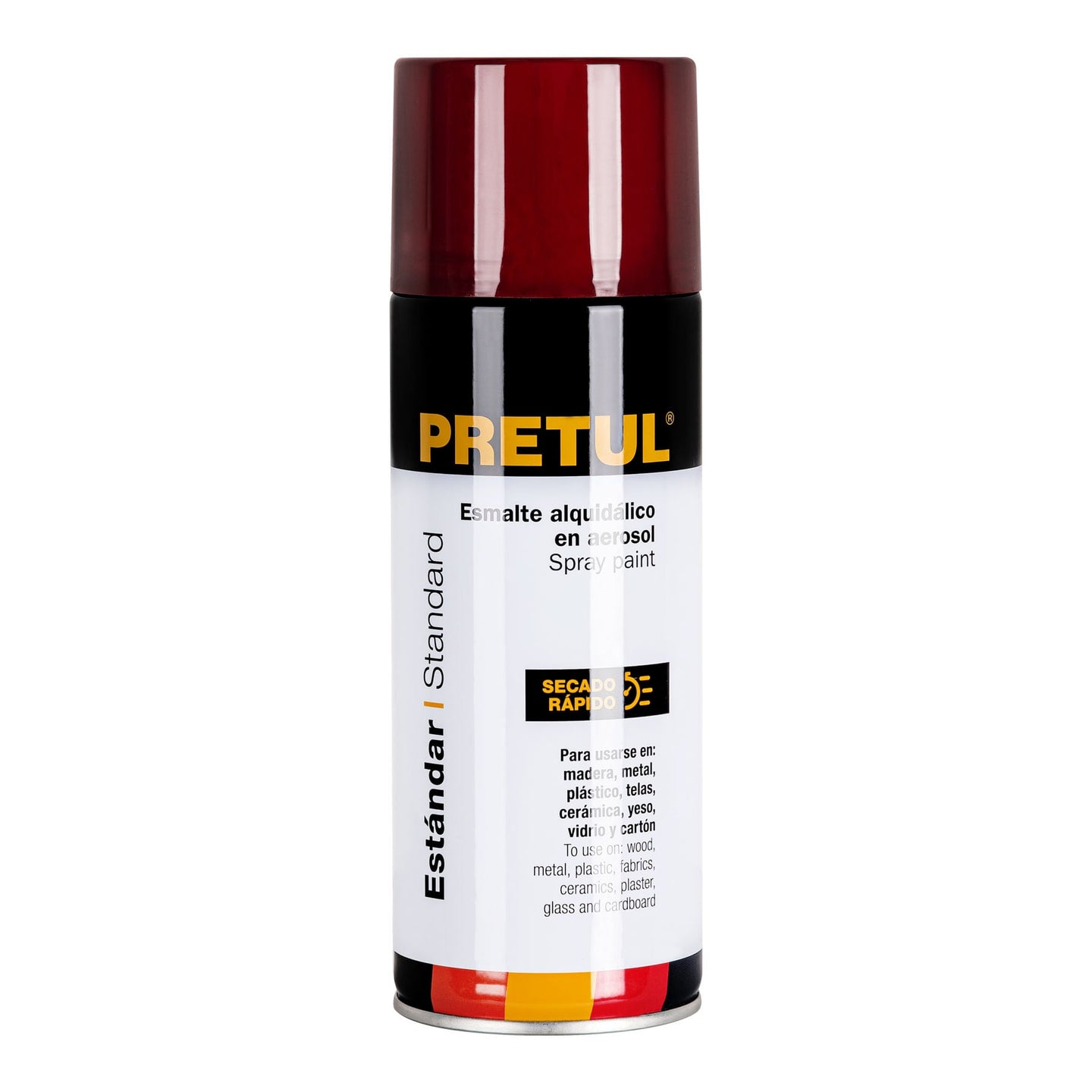 PA-RO-P Pintura en aerosol, rojo, 400 ml, Pretul