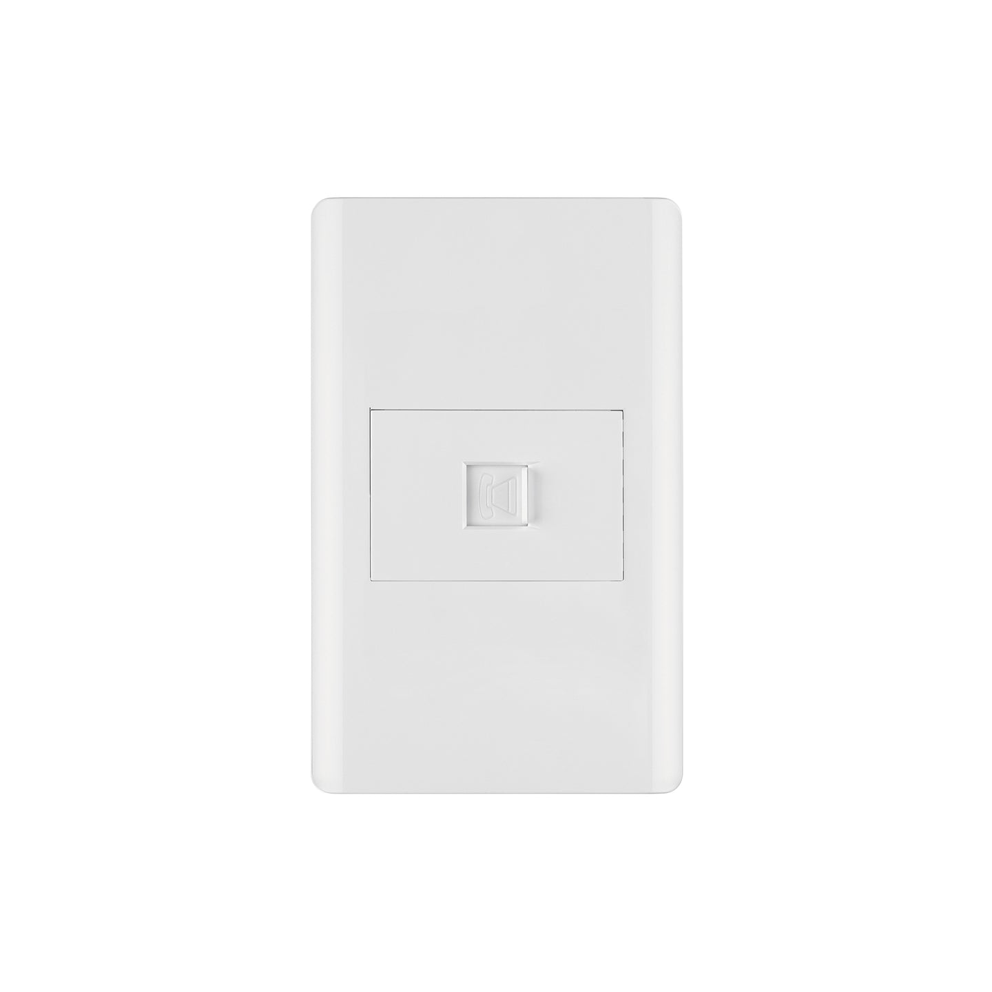 PA-TE-LB Placa armada blanca 1 toma para teléfono 1.5 mód, Lisboa