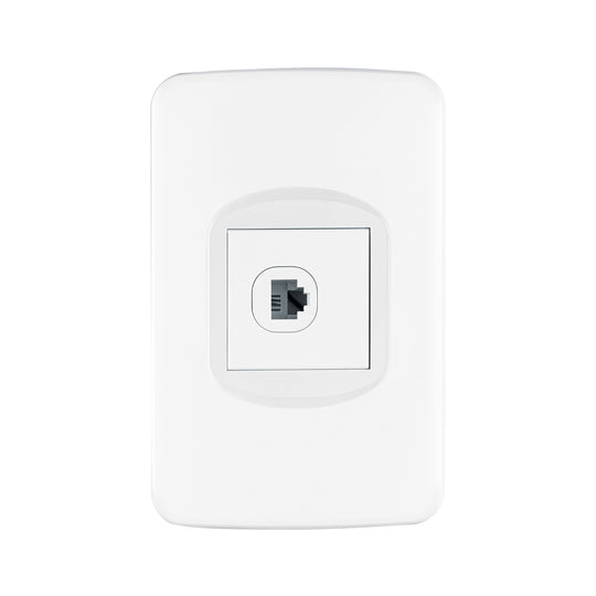 PA-TE-TB Placa armada 1 toma para teléfono 1.5 módulos, Toledo