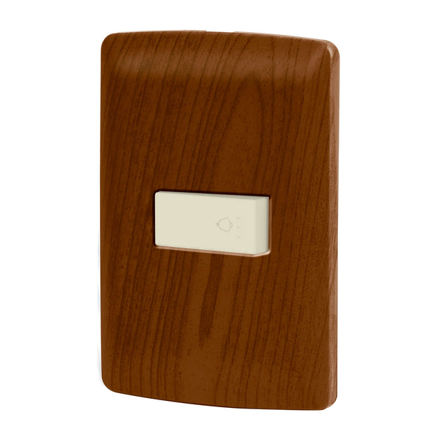 PA-TI-IM Placa armada con timbre madera, línea Italiana