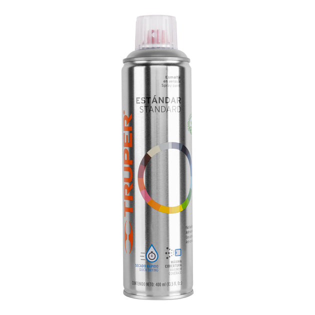 PA-TR Pintura en aerosol,transparente brillante,bote esbelto,400ml
