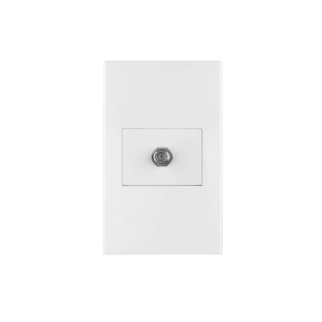 PA-TV-EB Placa armada 1 toma de TV, 1.5 módulos, Española, blanco
