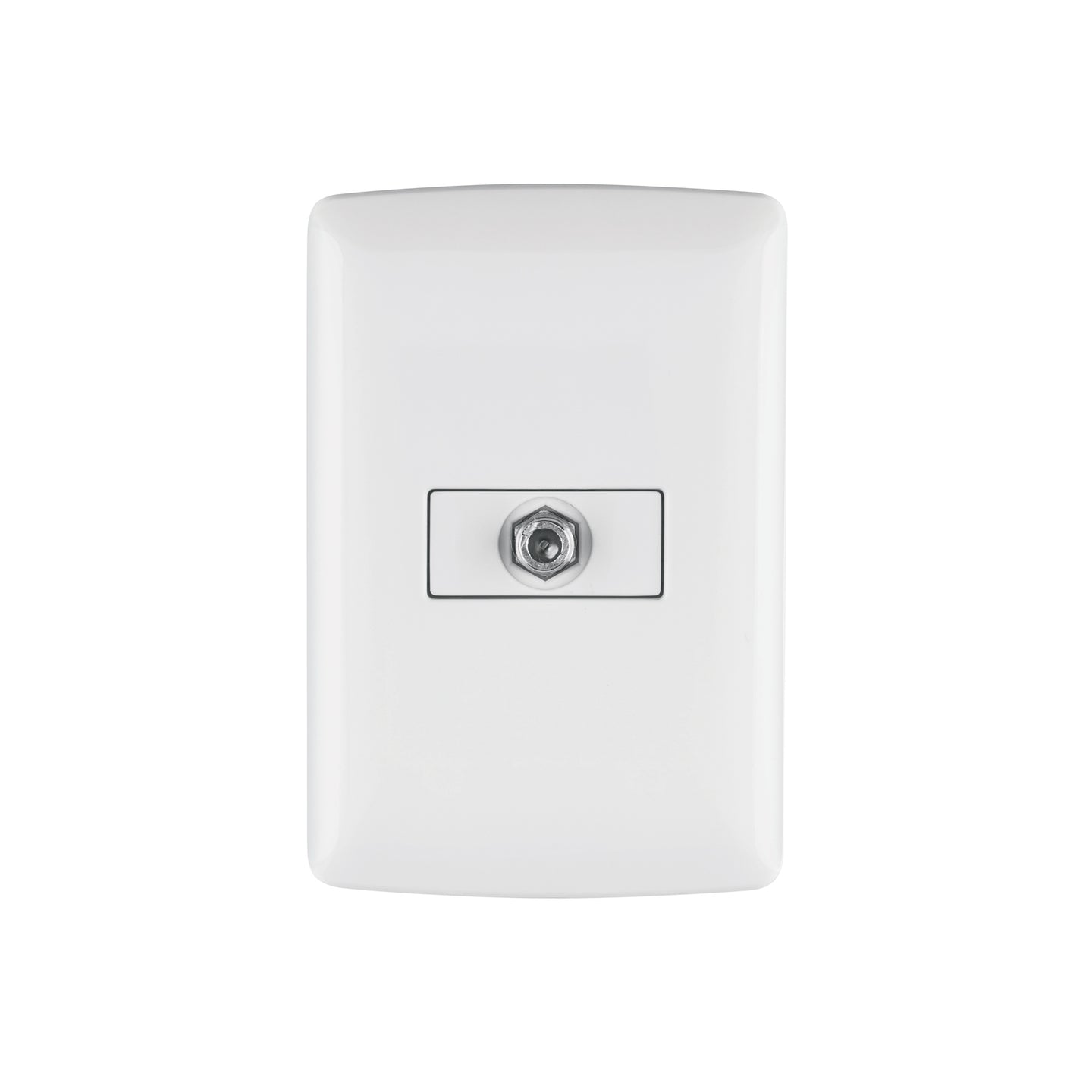 PA-TV-IB Placa armada con conexión para TV, blanco, línea Italiana
