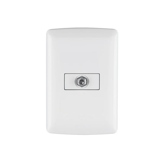 PA-TV-IB Placa armada con conexión para TV, blanco, línea Italiana