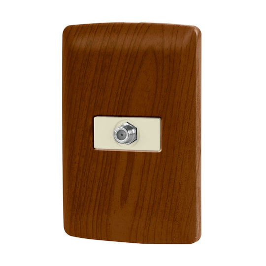 PA-TV-IM Placa armada con conexión para TV, madera, línea Italiana