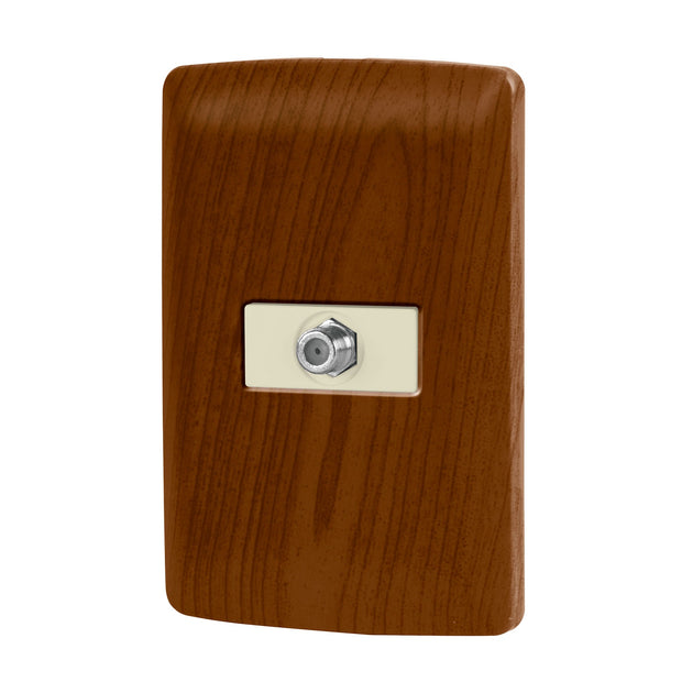 PA-TV-IM Placa armada con conexión para TV, madera, línea Italiana