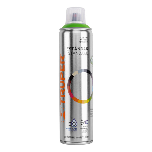 PA-VM Pintura en aerosol, verde manzana, bote esbelto, 400 ml