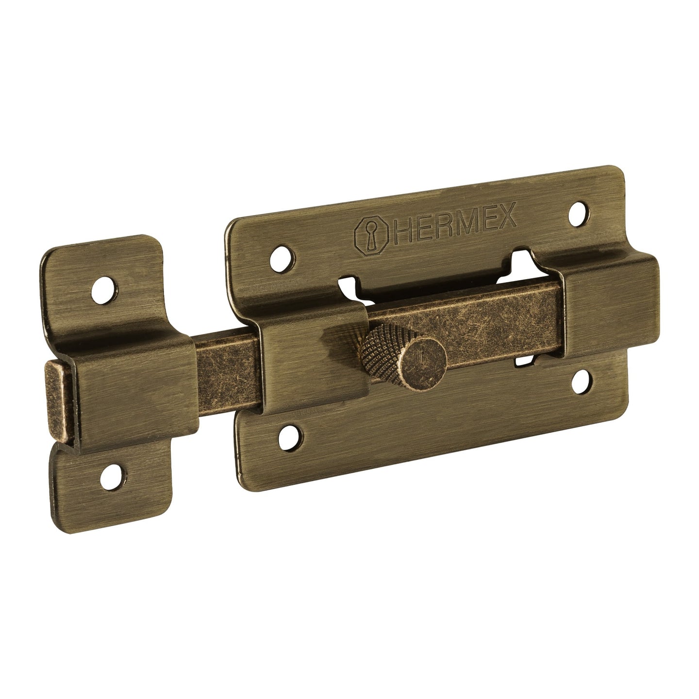 PAA-36 Pasador de barra plana 3", latón antiguo, HERMEX