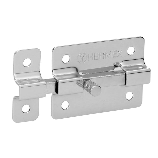 PAC-35 Pasador de barra plana 2" acabado cromo, HERMEX