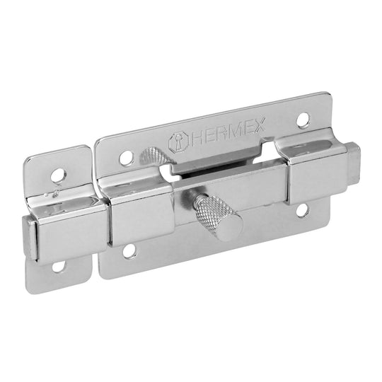 PAC-36 Pasador de barra plana 3" acabado cromo, HERMEX