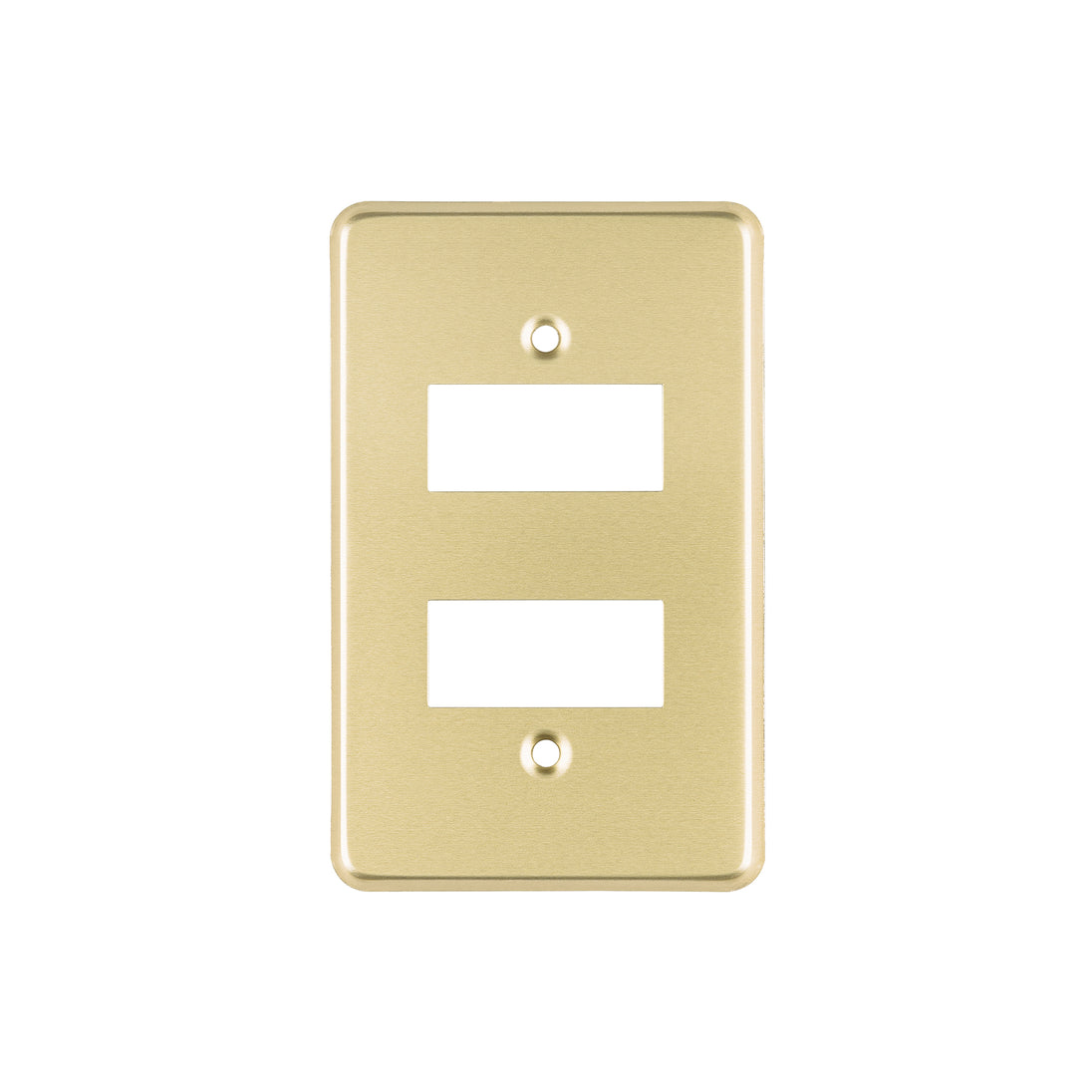 PADO-E Placa 2 módulos, de aluminio, línea Económica