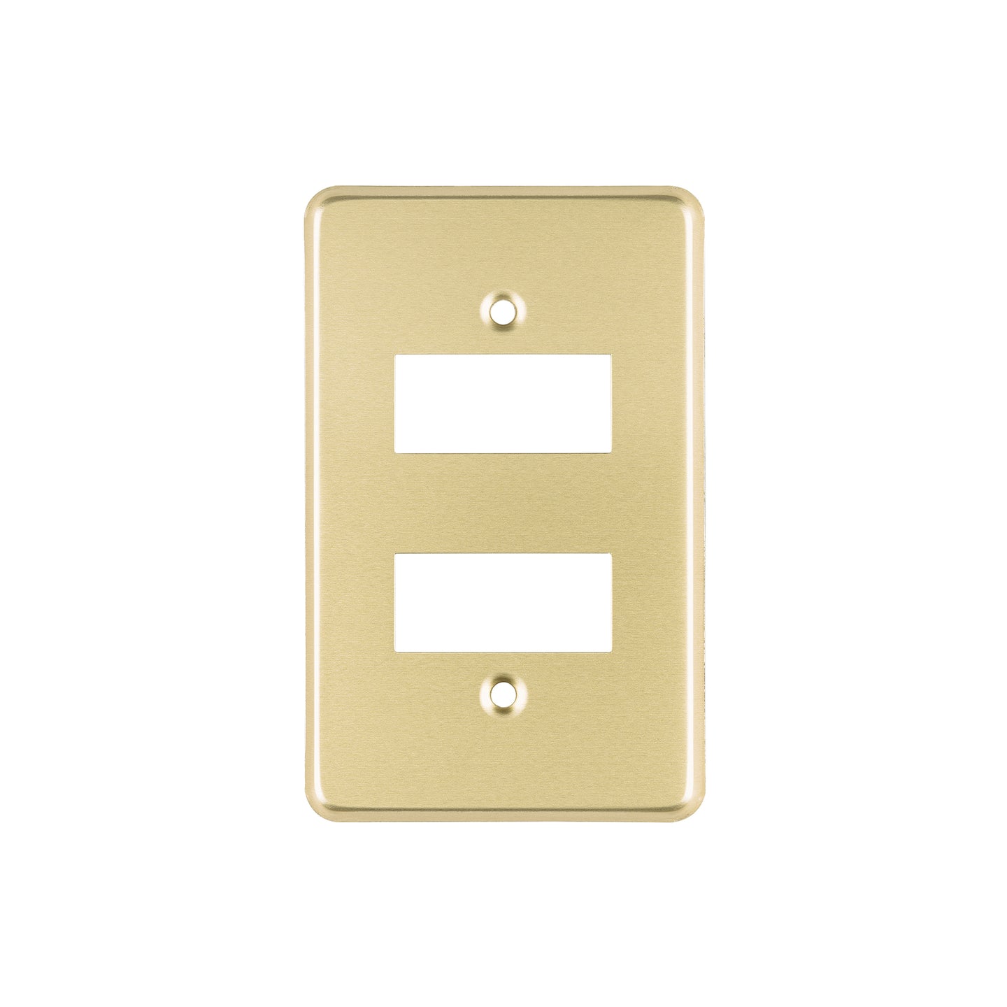PADO-E Placa 2 módulos, de aluminio, línea Económica