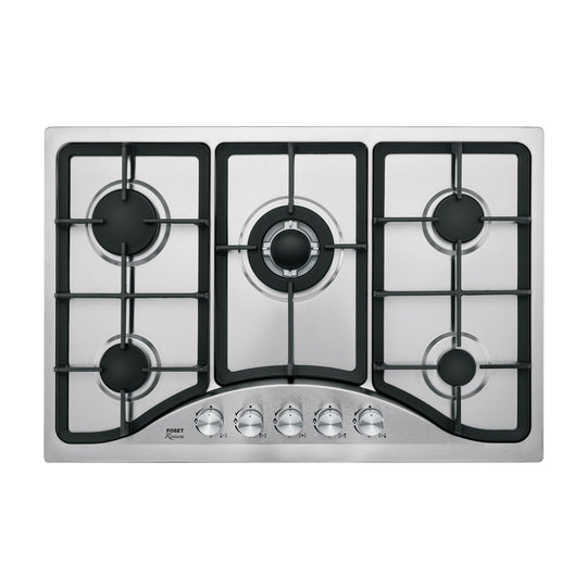 PAE-755GA Parrilla gas empotrable 75cm, 5 quem, acero inox, RIVIERA