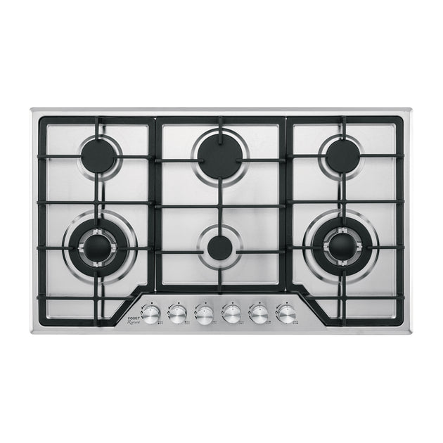 PAE-906GA Parrilla gas empotrable 90cm, 6 quem, acero inox, RIVIERA