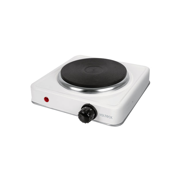 PAEL-1CD Parrilla eléctrica 1 quemador de disco, blanca, VOLTECK