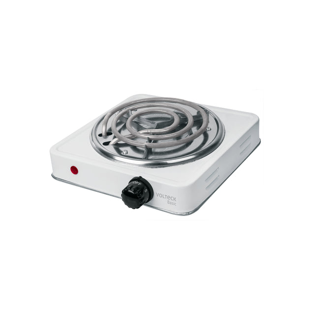 PAEL-1CP Parrilla eléctrica 1 quemador en espiral, blanca, BASIC