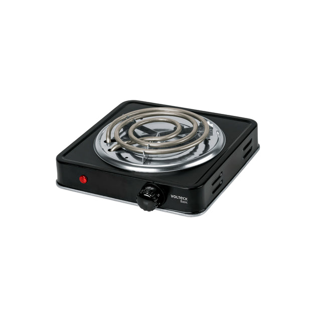 PAEL-1CPN Parrilla eléctrica 1 quemador en espiral, negra, BASIC